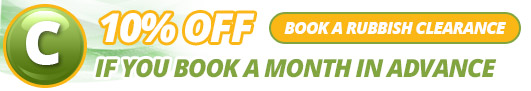 Deptford London customers rubbish removal service offer book a month in advance